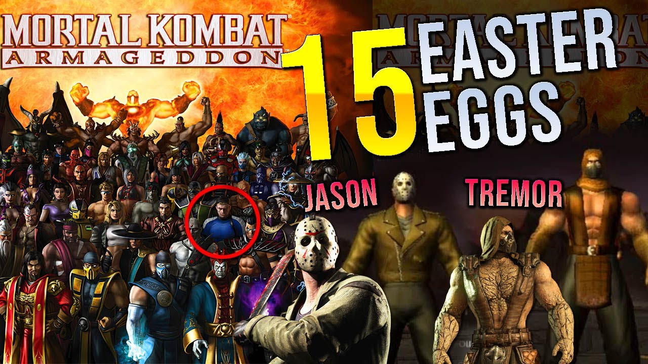 15 Curiosidades, Easter Eggs de Mortal Kombat Armageddon (Version Beta, Roster, Minijuegos)