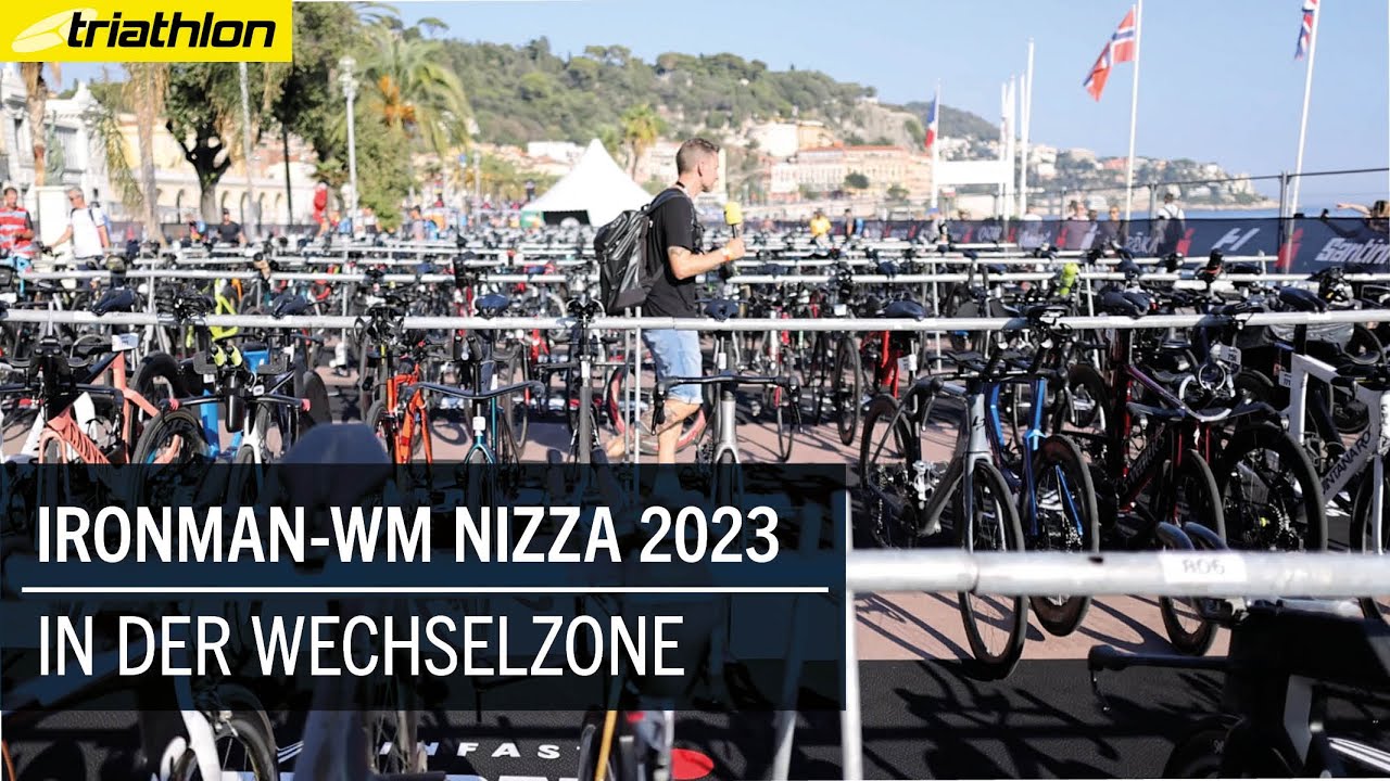 Weltmeisterlich: In der Wechselzone der Ironman-WM Nizza 2023