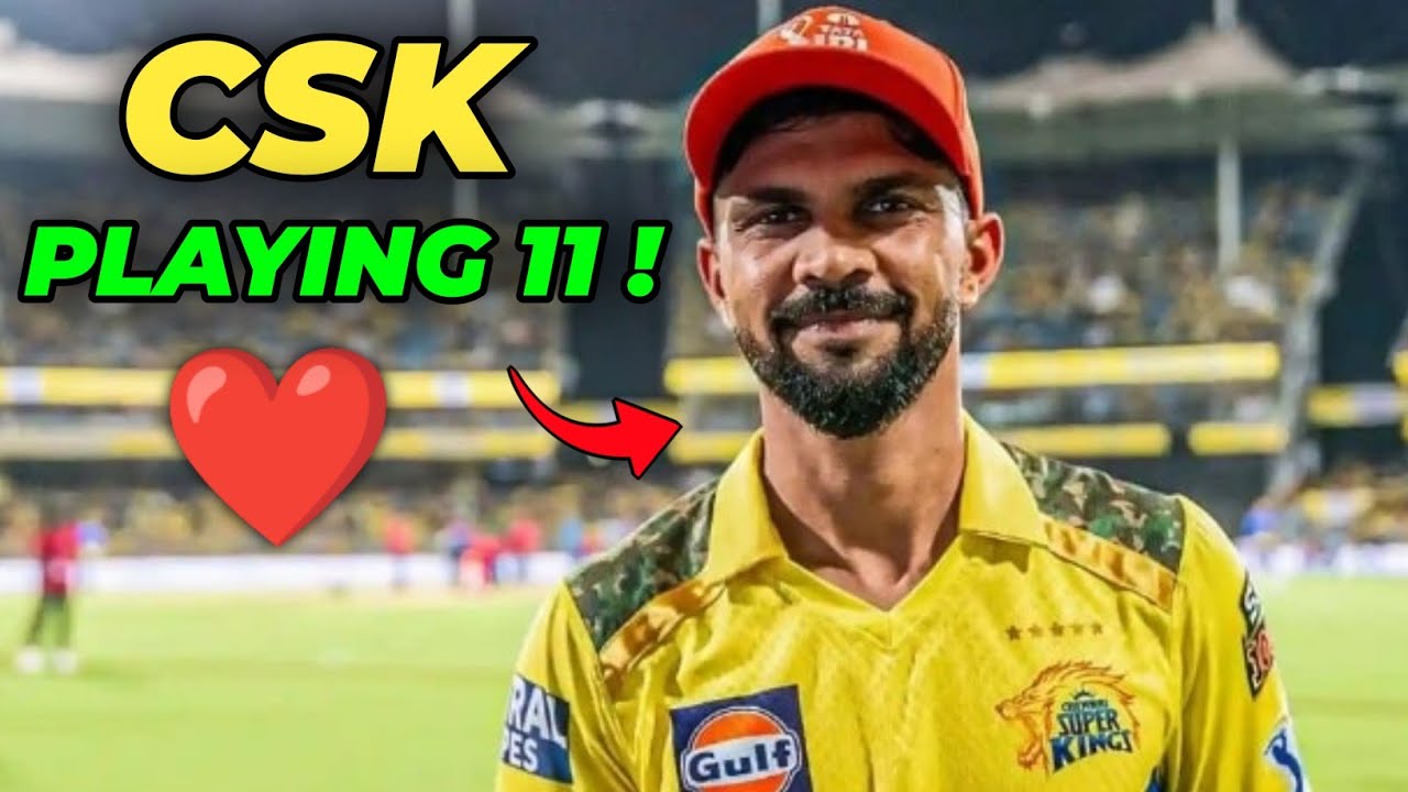 IPL 2026 - CSK playing 11 and squad 💛 ft. MS Dhoni