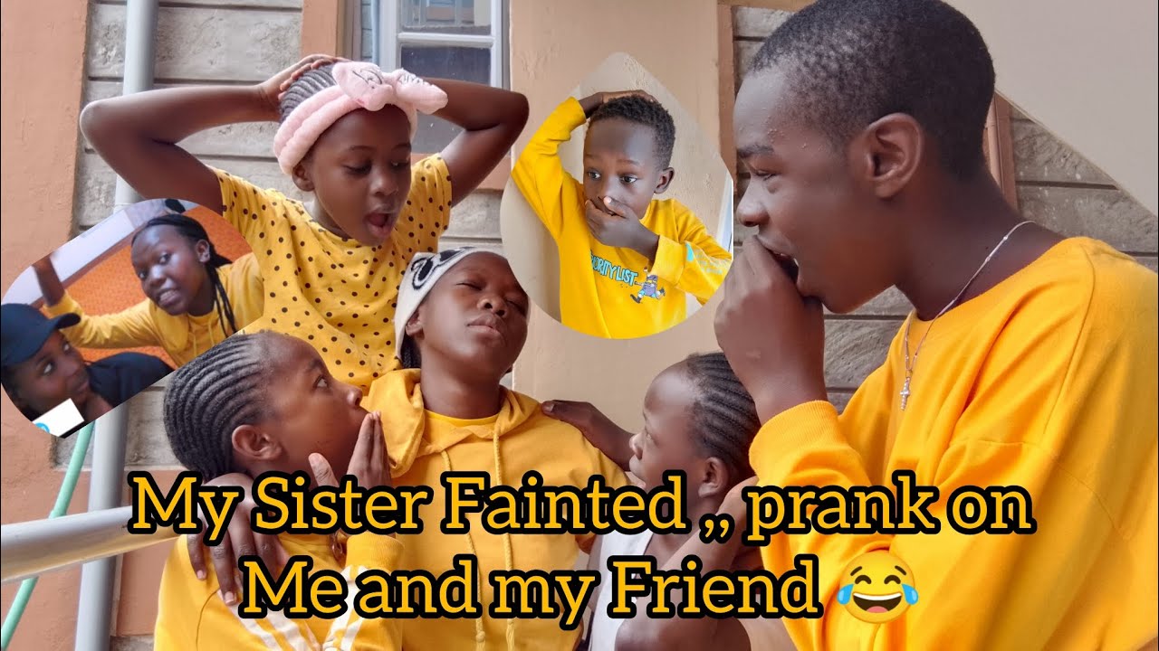 My Sister Fainted,, Prank on me and my friend 😂😂😂 but I was jus filling like it's a prank