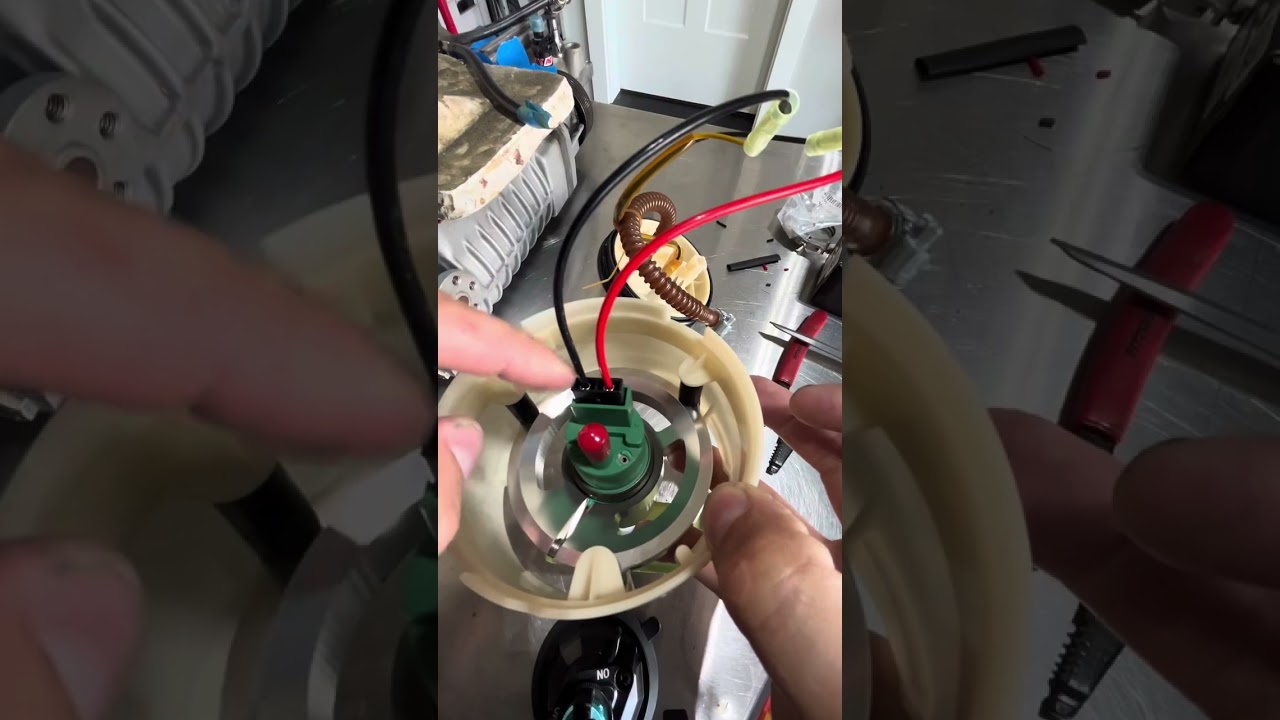 AEM fuel pump (340 liter per hour) install in B5 V6 Passat