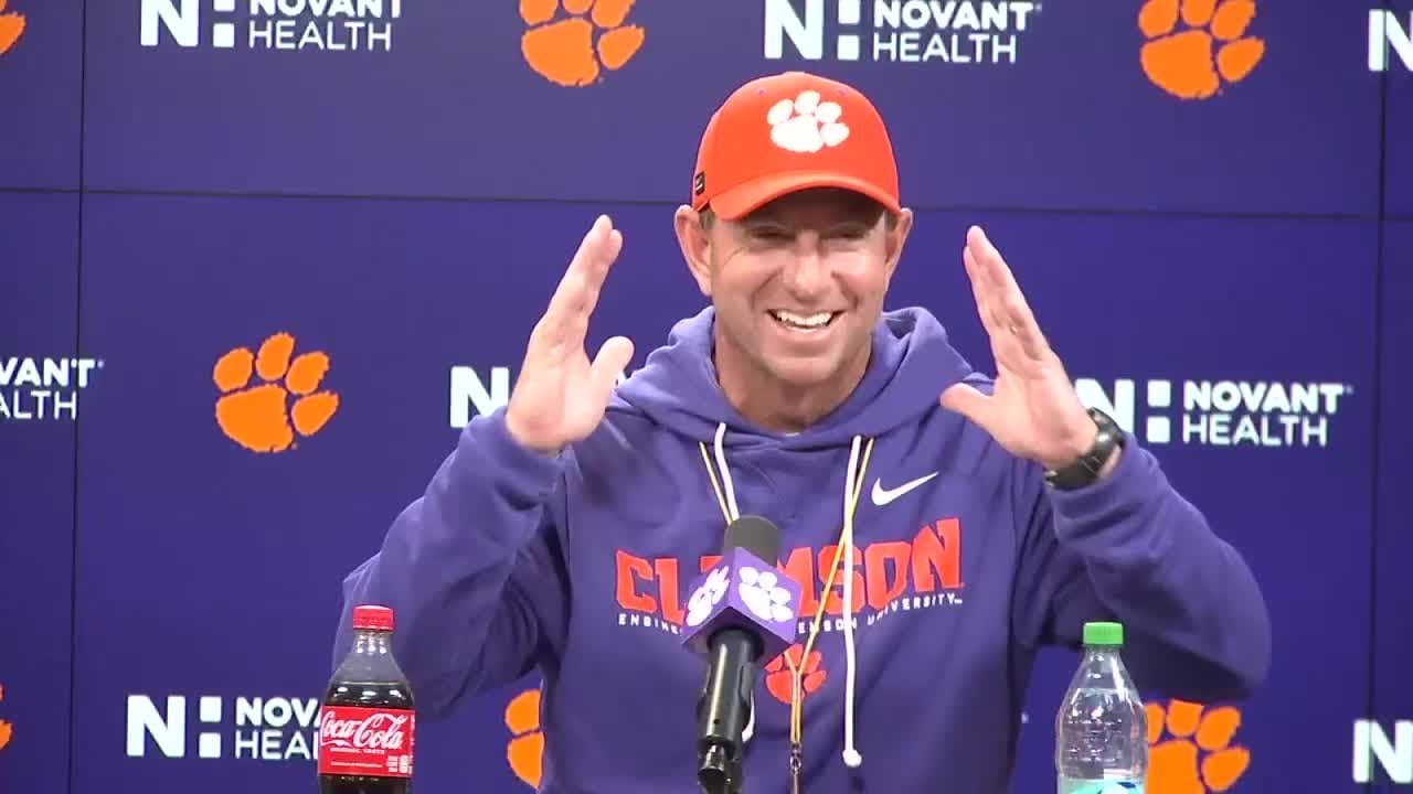 Dabo's Best Bites: Clemson's first day of Spring practice