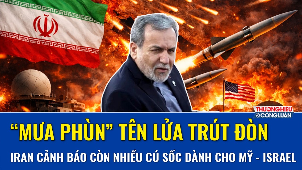“Mưa phùn” tên lửa Iran “cày nát” loạt căn cứ Trung Đông, Tehran cảnh báo còn nhiều cú sốc cho Mỹ