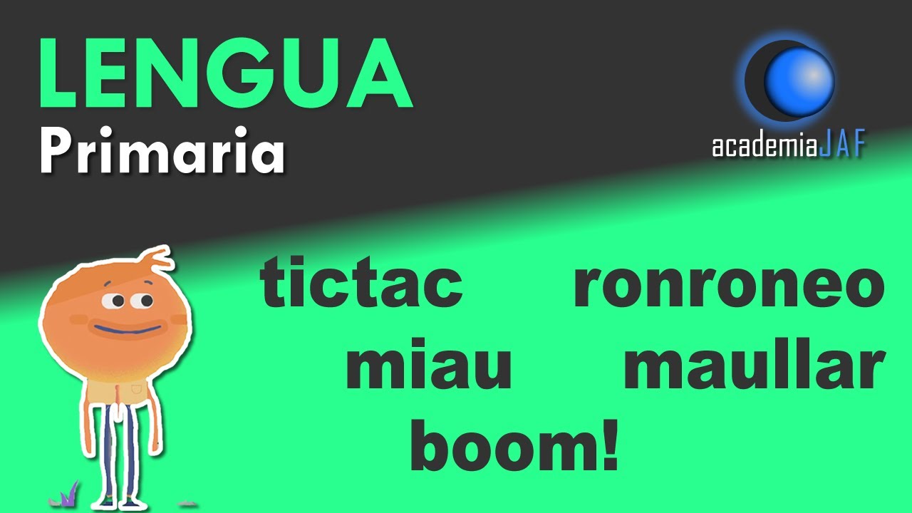Onomatopeyas y palabras onomatopéyicas