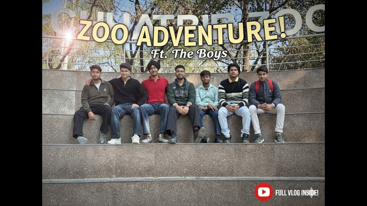 From cages to cakes 🎂🦁Zoo day hits different when it’s the birthday boy & the boys gang together 😎🔥