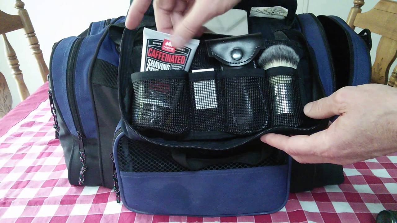 Travel Bag and Wet Shaving Kit