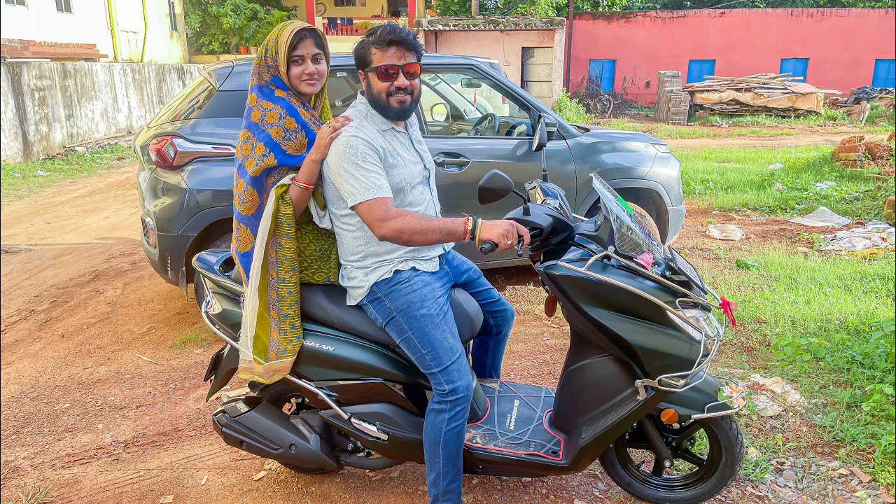 💥ଆମର ନୂଆ scooty କିଣାହେଲା ❤️ Suzuki Burgman street