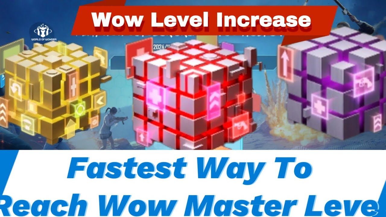 How To Increase Wow Level | Reach Master Wow Level | PUBG Mobile Wow Level Increase Tutorial