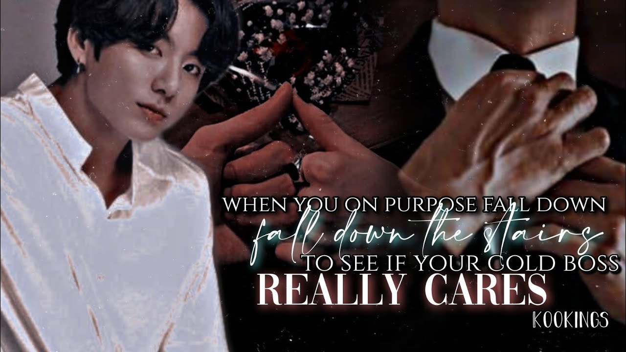 [𝐉𝐔𝐍𝐆𝐊𝐎𝐎𝐊 𝐎𝐍𝐄𝐒𝐇𝐎𝐓] 𝐖𝐡𝐞𝐧 𝐲𝐨𝐮 𝐨𝐧 𝐩𝐮𝐫𝐩𝐨𝐬𝐞 𝐟𝐚𝐥𝐥 𝐛𝐲 𝐭𝐡𝐞 𝐬𝐭𝐚𝐢𝐫𝐬 𝐭𝐨 𝐬𝐞𝐞 𝐢𝐟 𝐡𝐞 𝐜𝐚𝐫𝐞𝐬 𝐟𝐨𝐫 𝐲𝐨𝐮