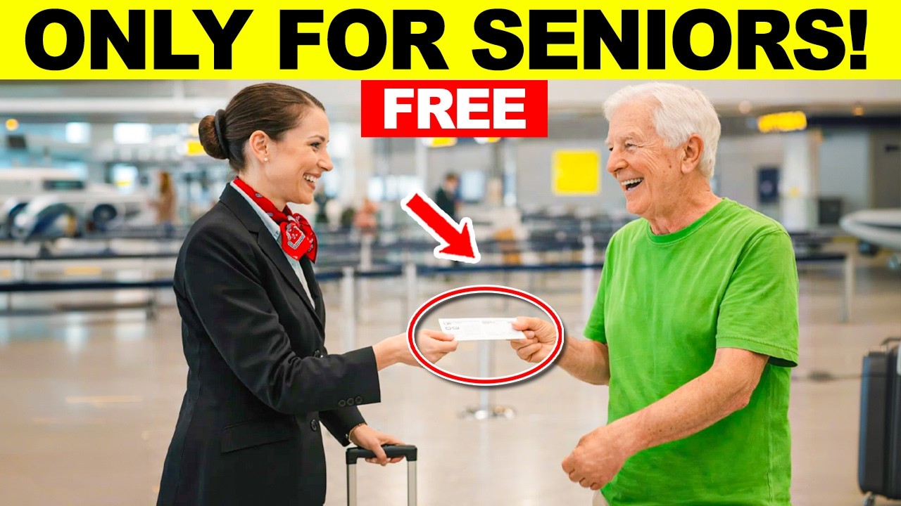 After 60? 10 FREE Airline Perks Seniors Miss (Ask Now!)