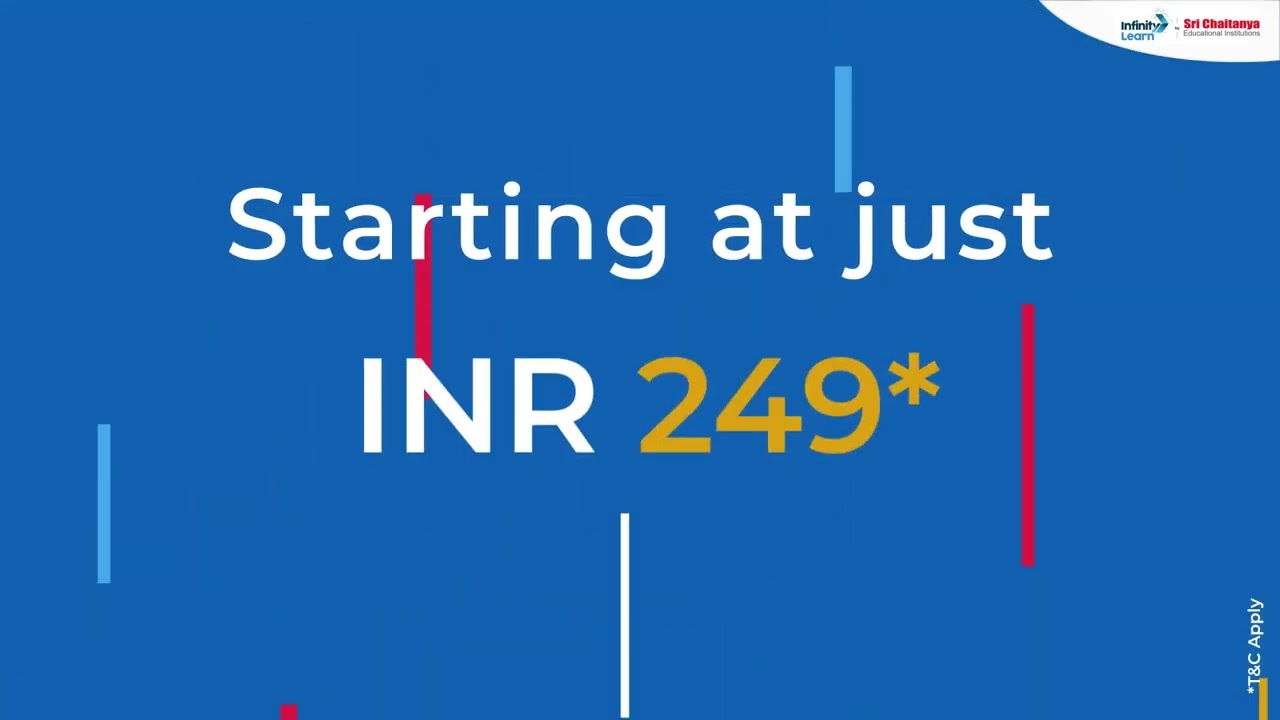Infinity Learn festival by Sri Chaitanya for IIT JEE, NEET & CBSE exams preparation is live now