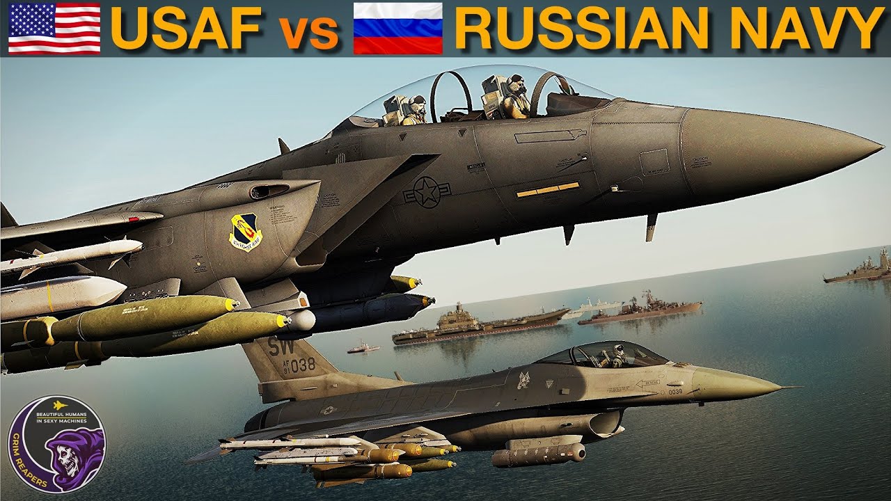 Can A Mediterranean USAF Strike Beat A Russian Carrier Group? (Naval 43) | DCS