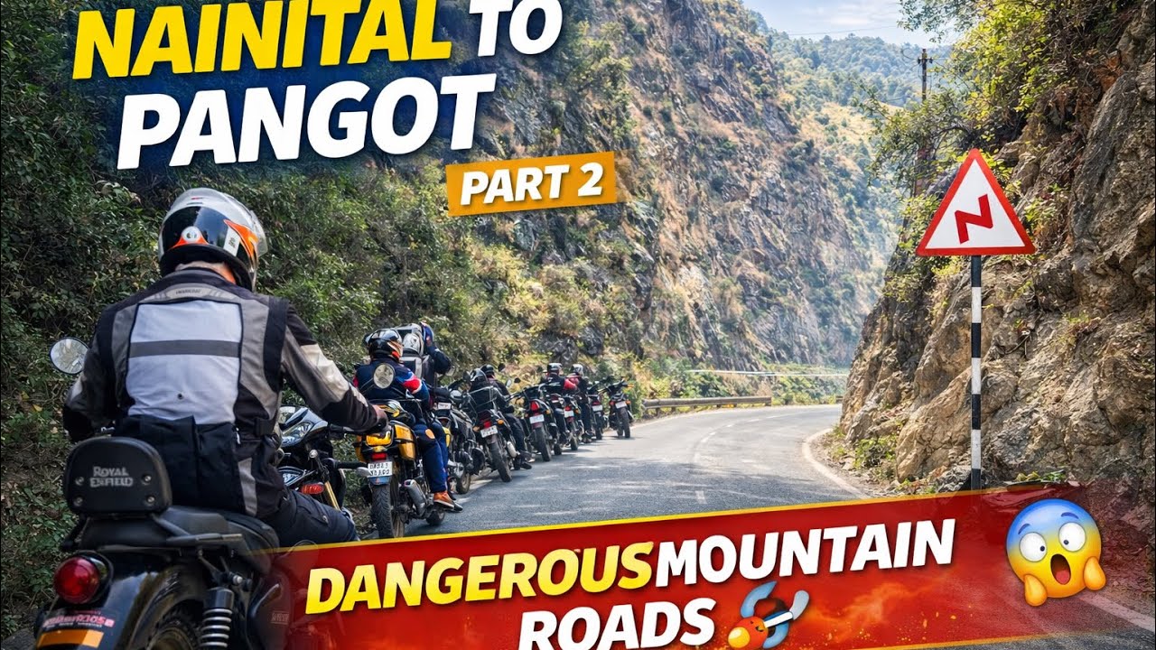 Reached Nainital After Crazy Mountain Ride 🏔️ | Full Experience | Motovlog Part 2 | Day-2