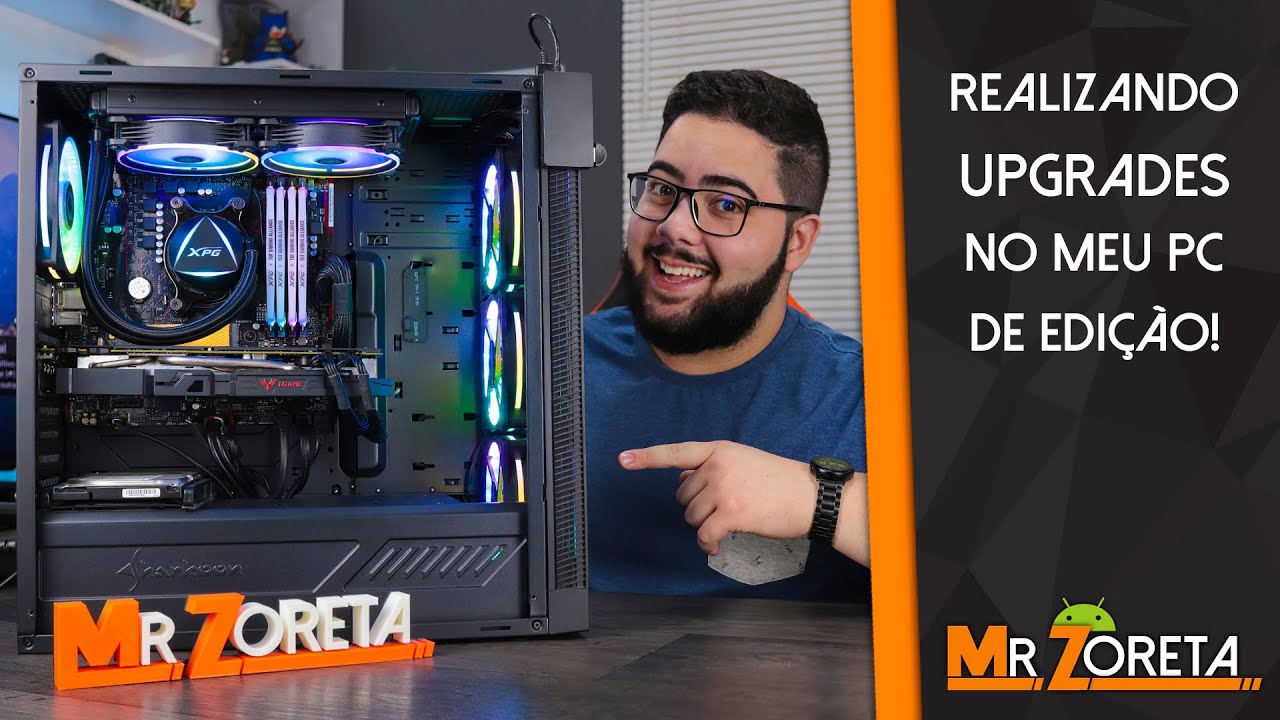 Esse &eacute; o meu PC de Edi&ccedil;&atilde;o! Comprei alguns Upgrades para ele! Unboxing + Instala&ccedil;&atilde;o!