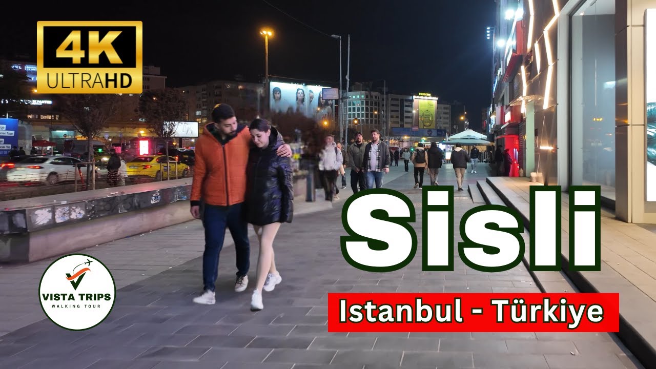 🇹🇷 Istanbul Turkey Night Walk 4K 2025 – The City That Never Sleeps 🇹🇷 | Local Secrets of Şişli