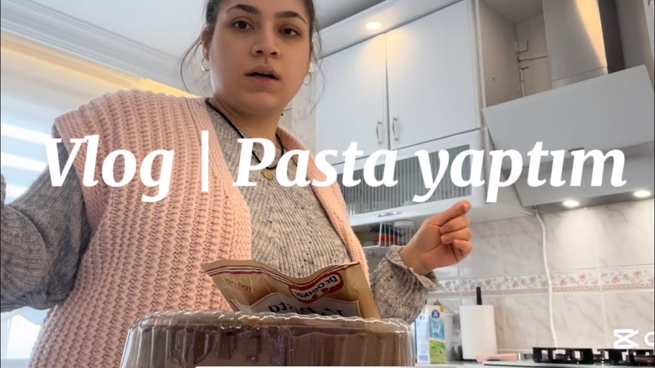 Vlog | mutfaktan cıkmadığım bir gün daha | pasta yaptım 