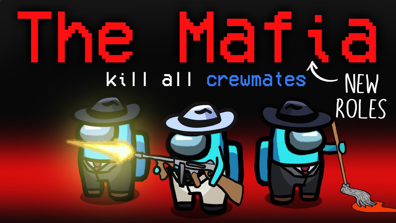 Among Us but with 3 NEW 11,700 IQ MAFIA ROLES... (custom mod)