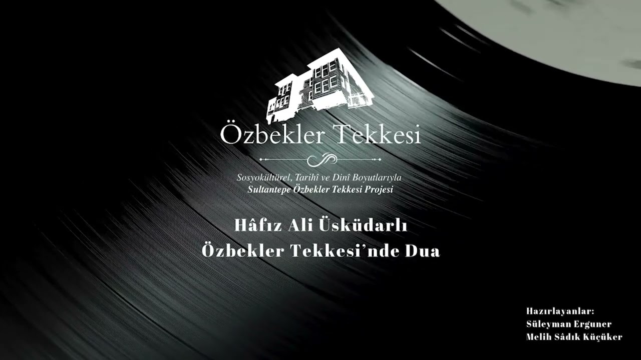 Hâfız Ali Üsküdarlı, Özbekler Tekkesi'nde Dua