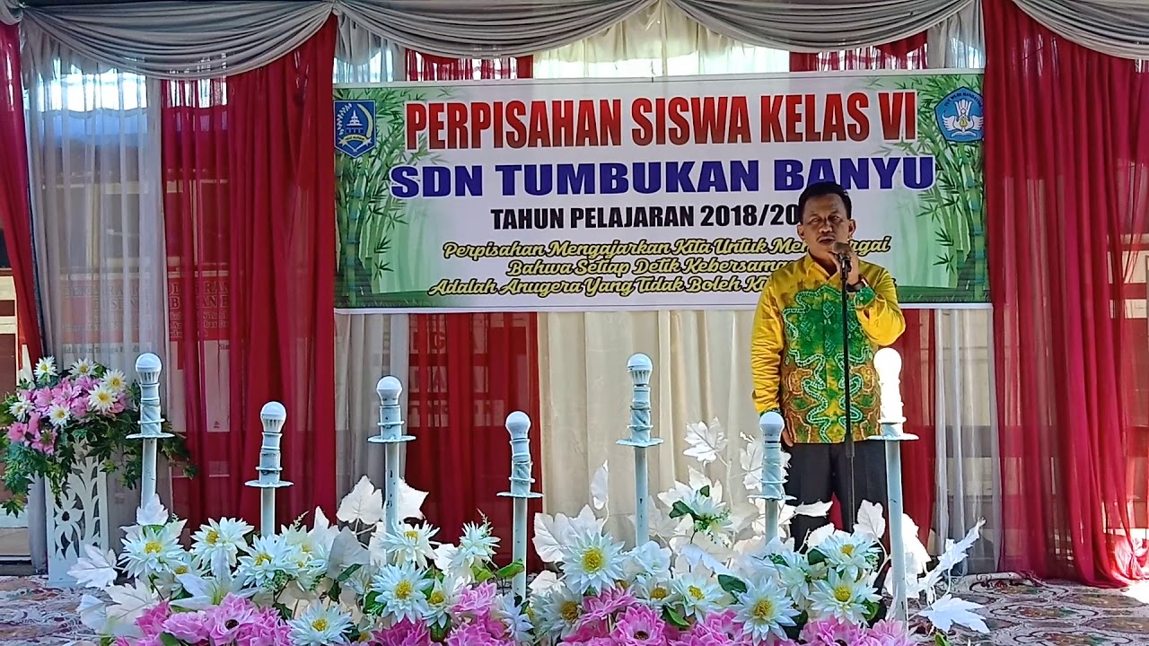 MANTAP !!! Sambutan Dari Ketua Komite SDN TUMBUKAN BANYU
