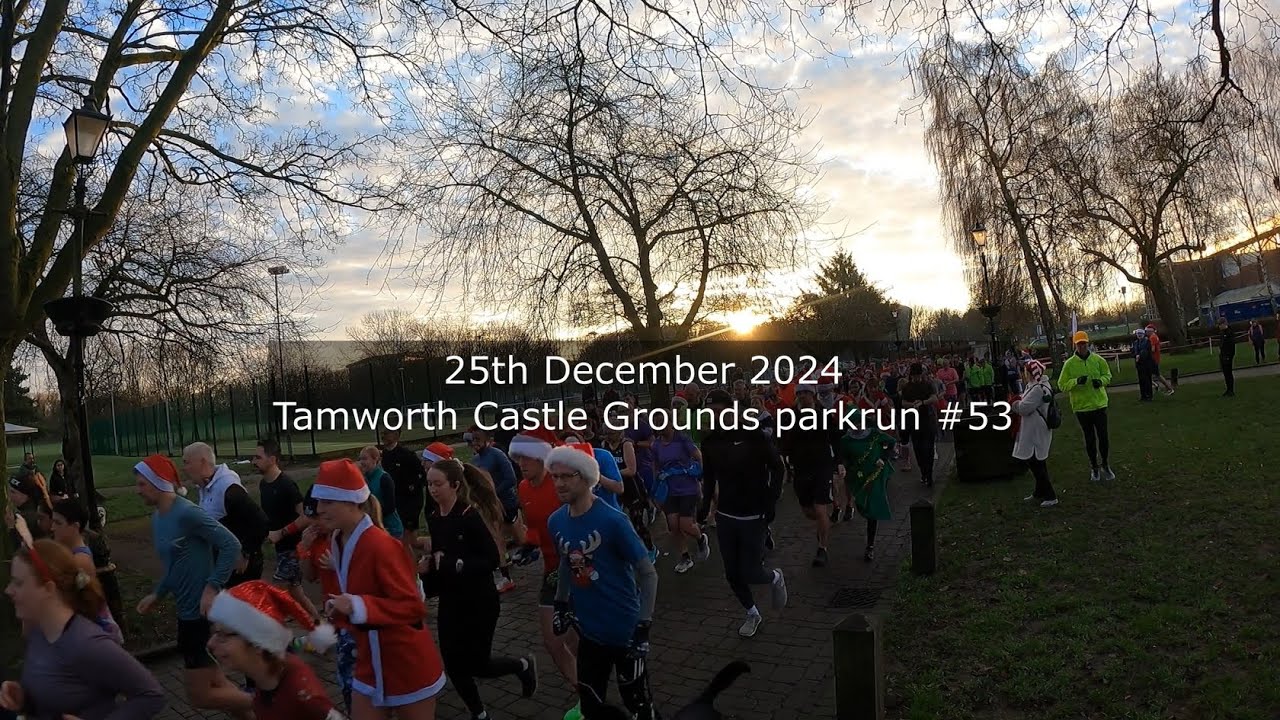 Tamworth Castle Grounds parkrun, #53 - December 25th 2024 (fast)