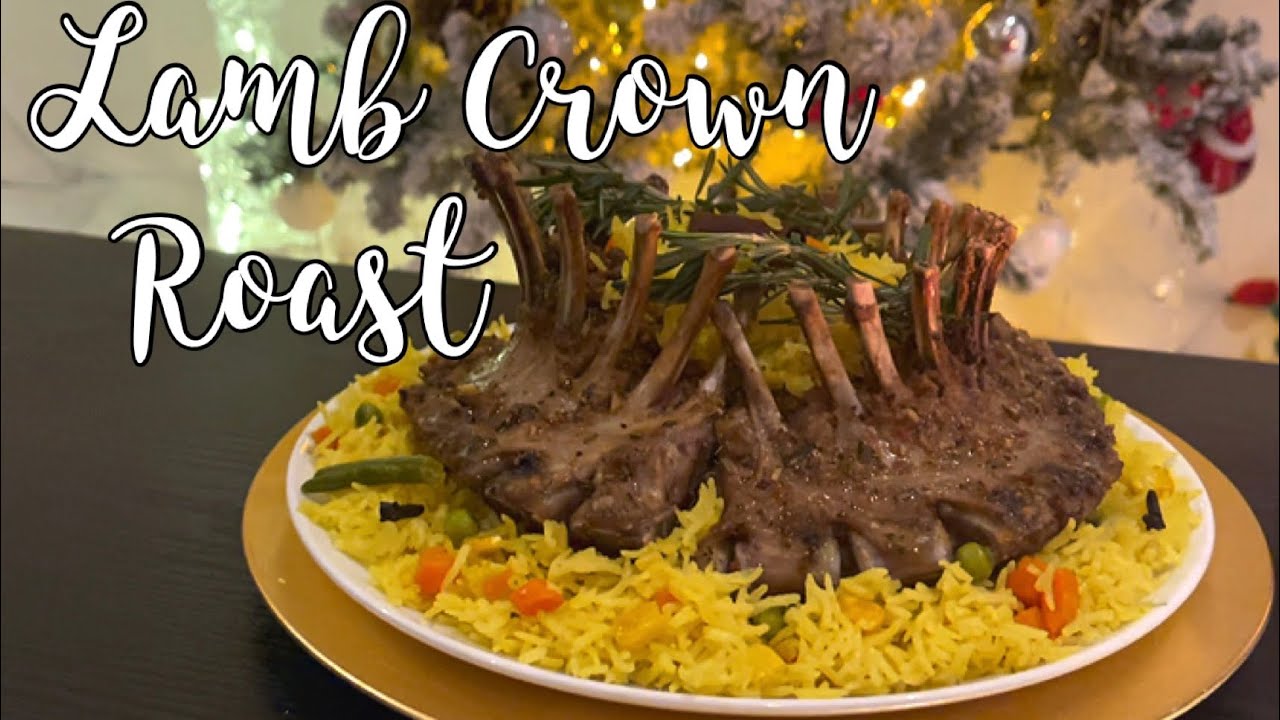 Lamb Roast | Rack of Lamb Crown Roast | Roasted Rack of Lamb Crown | Lamb chops Recipe
