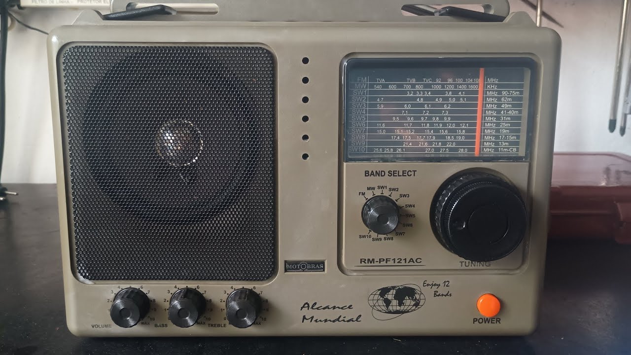 RÁDIO MOTOBRAS 12 FAIXAS RAIZ, PRESENTE DO MEU AMIGO AILTON.