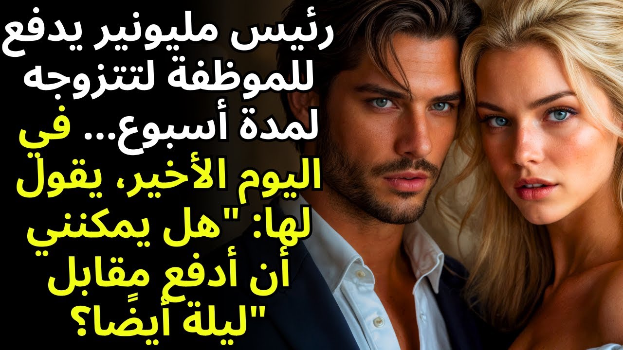 💋 تظاهرنا أننا متزوجان لمدة أسبوع… لكن في الليلة الأخيرة نظر إليّ بشكل مختلف!