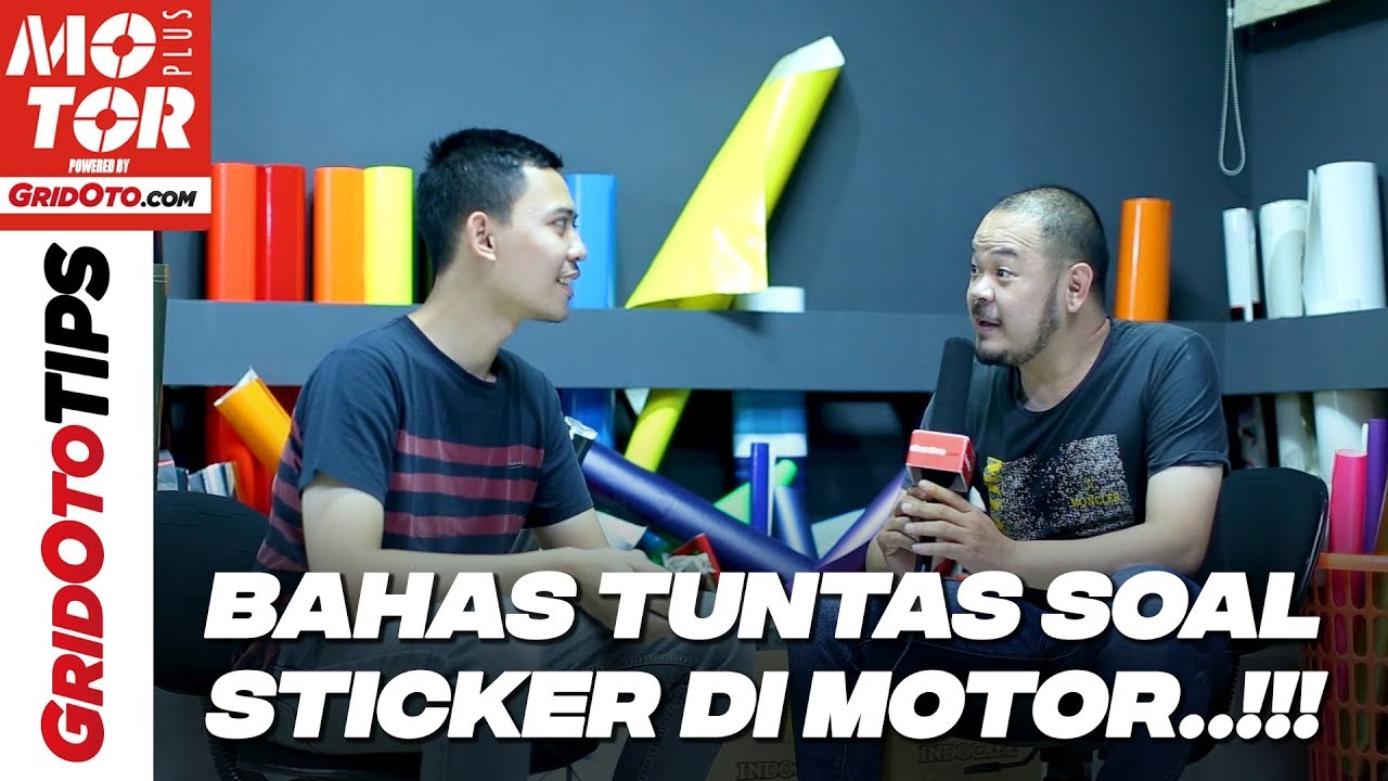 Kupas Tuntas Tentang Sticker Bersama Owner Graphic Factory | GridOto Tips