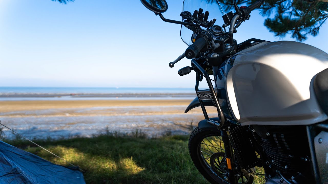 Trip to Jeju island on Royal Enfield Himalayan - camping in Gochang