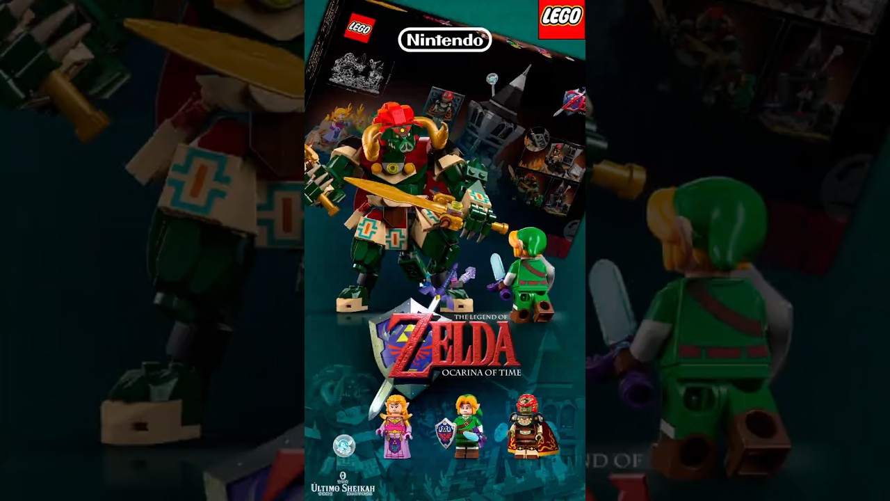 LEGO anuncia set de Ocarina of Time com a batalha final contra Ganon