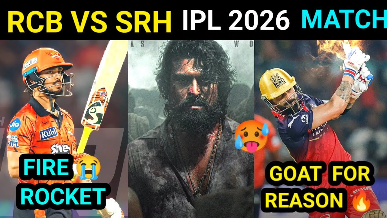 SRH VS RCB IPL2026 MATCH 🔥🥵 || RCB VS SRH IPL026 || VIRAT || PADIKKAL || PATIDARISHAN || ANIKET
