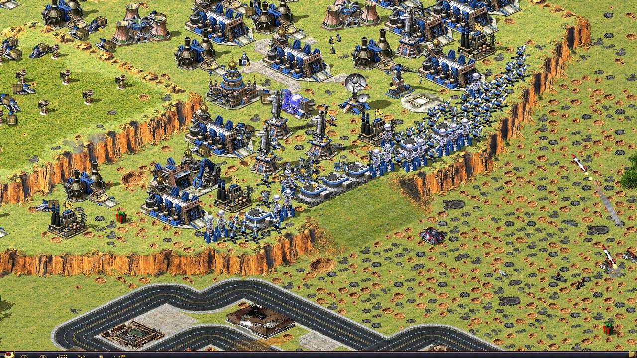 Red Alert 2 | Yuri's Revenge | 7 vs 1- Extreme beta AI- Random - Russia - Tesla tank