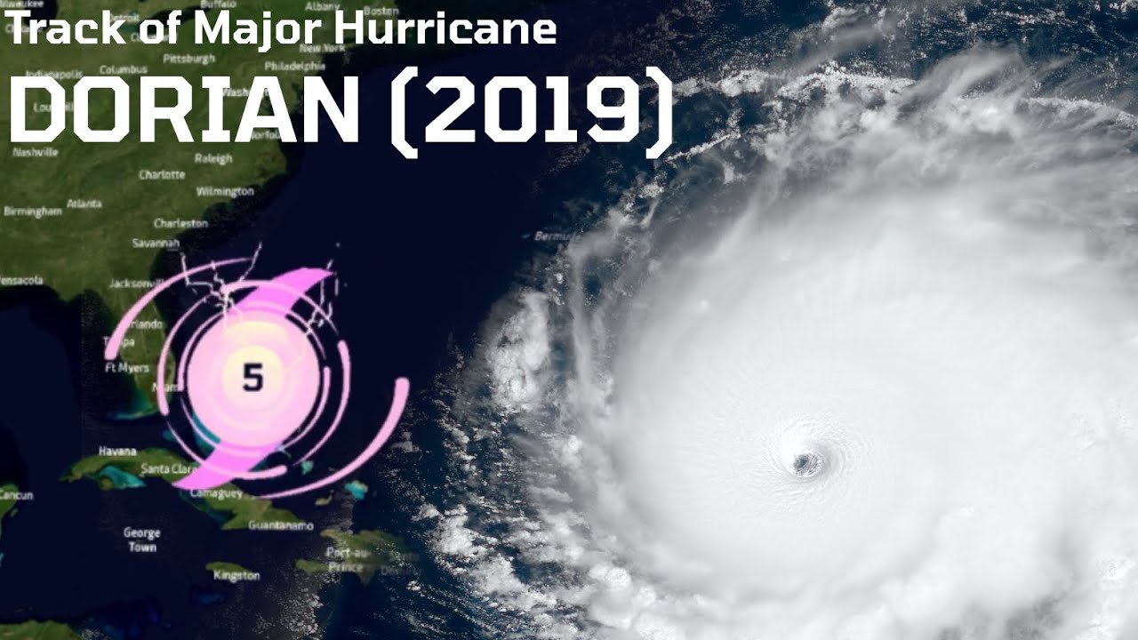Track of Major Hurricane Dorian (2019)