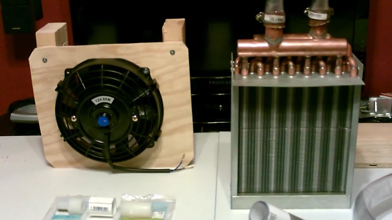 DIY Air Cooler! - Chilled Water AC Air Cooler! - Radiant Cooling with water! - Easy DIY