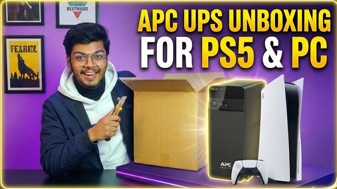 Best UPS for PS5 in India | APC UPS 1100VA Unboxing & Honest Review