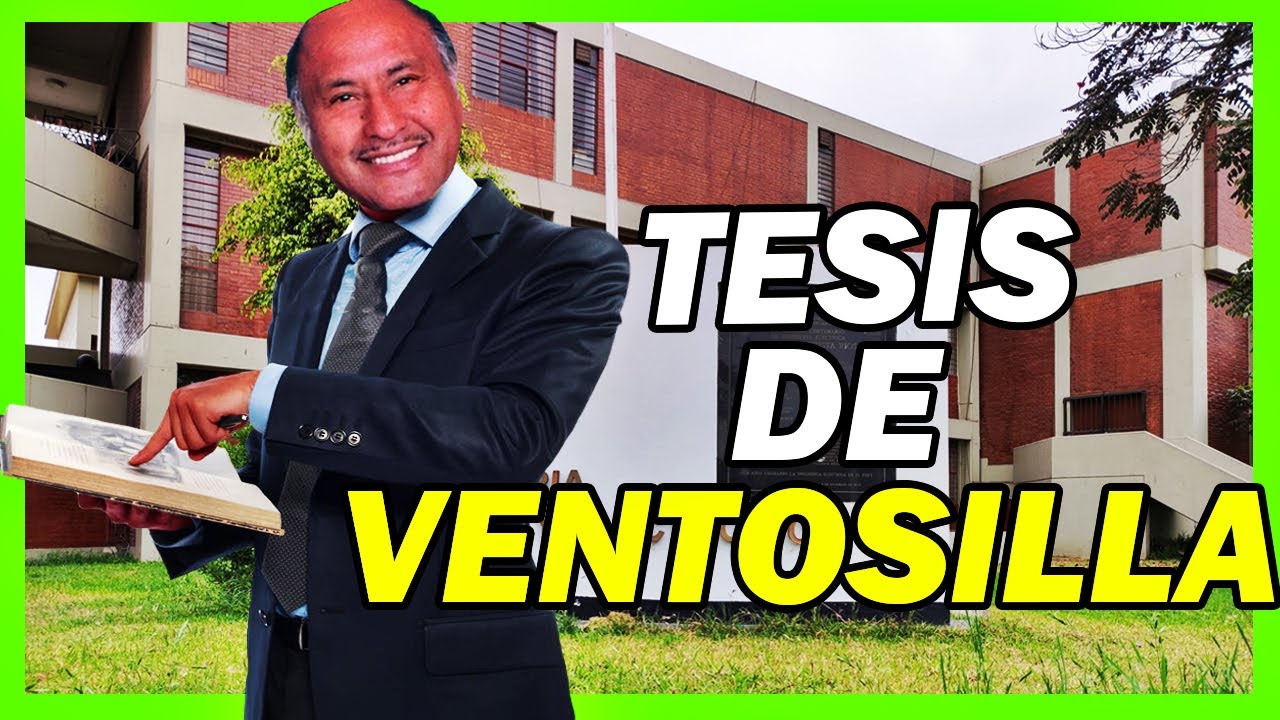 CONSEJOS DE UN INGENIERO- LA TESIS DE VENTOSILLA |PROFESOR VENTOSILLA[FIEE-UNI]