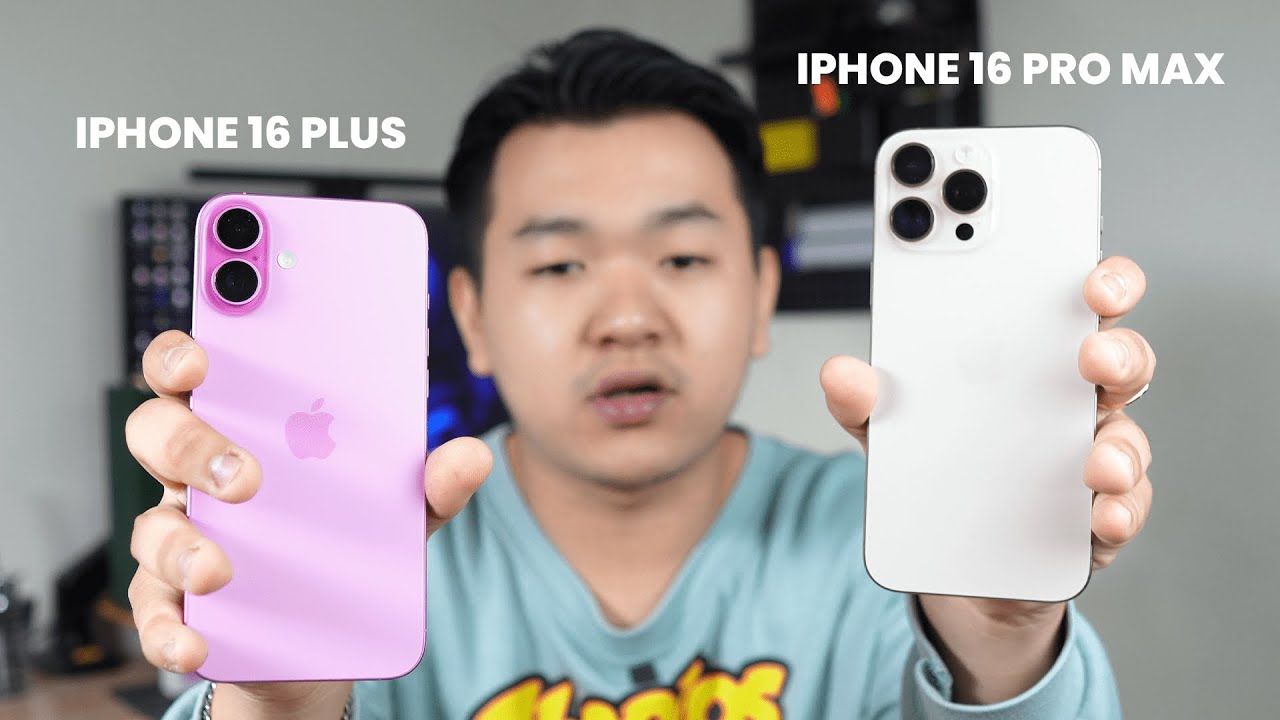 iPhone 16 Plus vs iPhone 16 Pro Max: គួរយកមួយណា?
