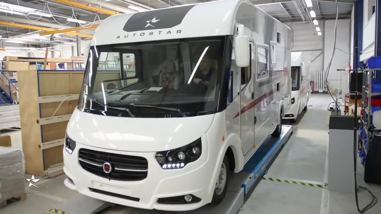 Fabrication dun camping car AUTOSTAR avec le nouveau procédé de fabrication PROTEC STAR