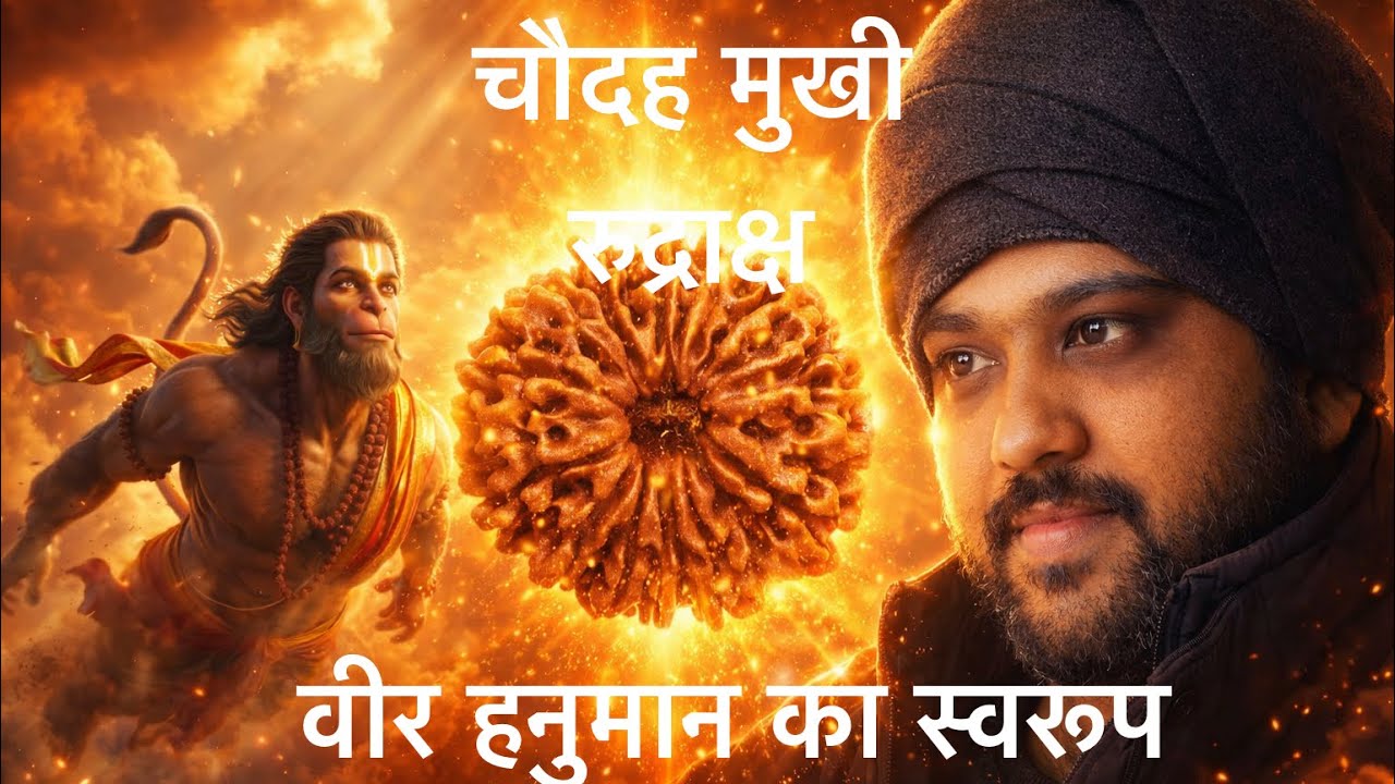 Day 16 | #हनुमान जी का आशीर्वाद माना जाने वाला चौदह मुखी रुद्राक्ष आखिर इतना शक्तिशाली क्यों है?”#