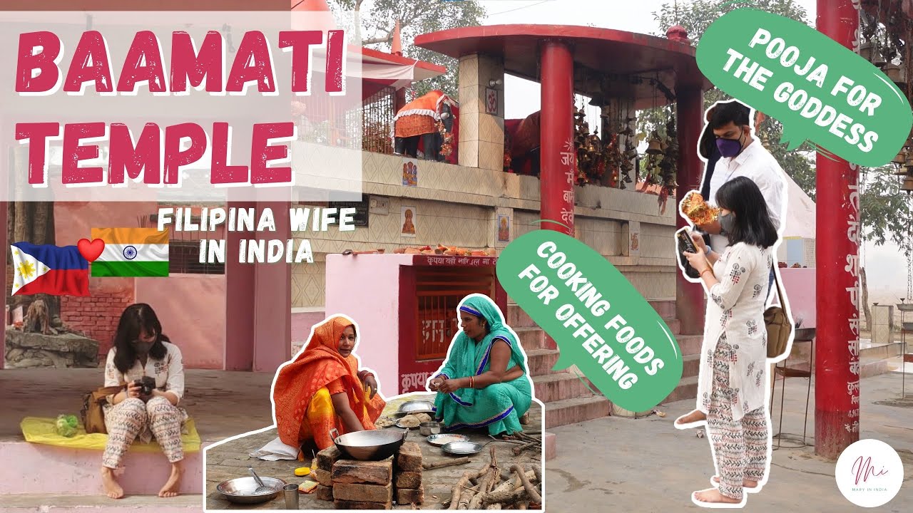 We went to Baamati Temple at Nagluto | We did a Pooja for the Goddess | Filipina Wife in India