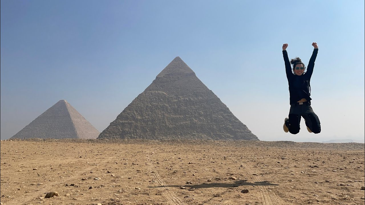The Pyramids and The Sphinx on The Giza Plateau - Egypt