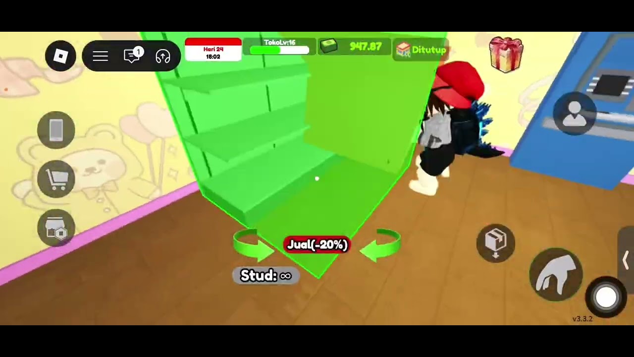 Bermain games supermarket yg ada di roblox 