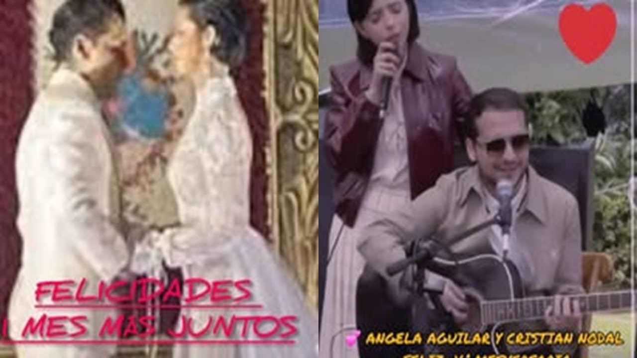 ANGELA AGUILAR Y CRISTIAN NODAL FELIZ 16° MESVERSARIO #angelaaguilar #cristiannodal #pepeaguilar
