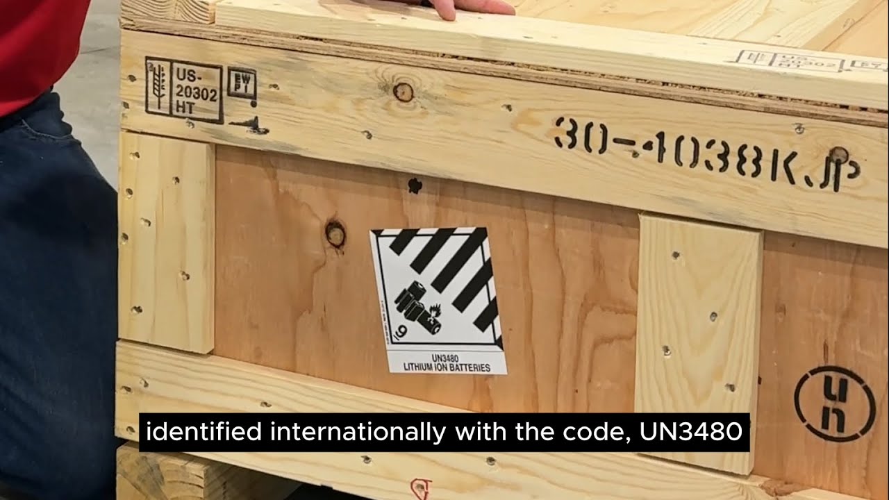 UN3480 Lithium Battery Shipping with a Custom Crate in Phoenix | Crating Technology