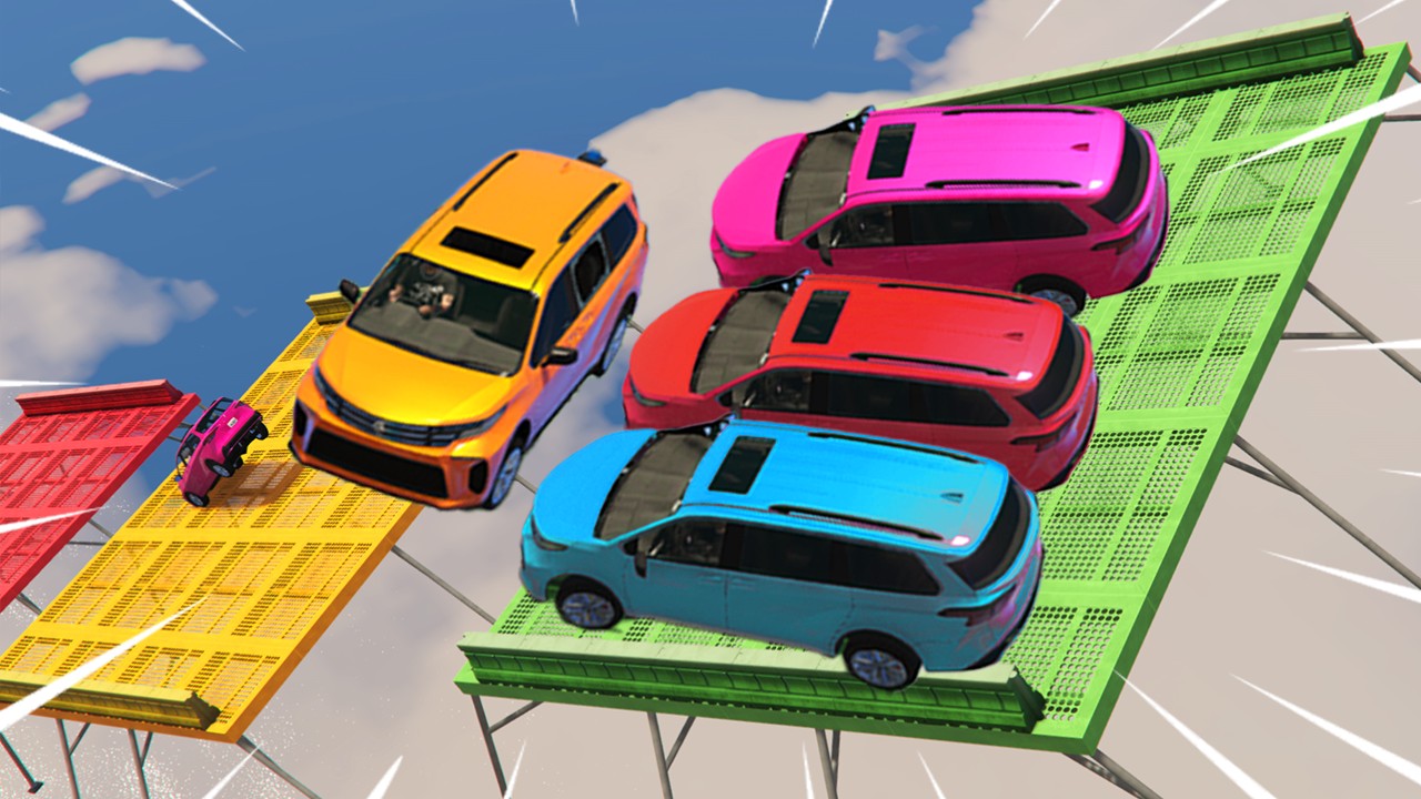 It's getting PERSONAL on this GTA 5 Mega Ramp..