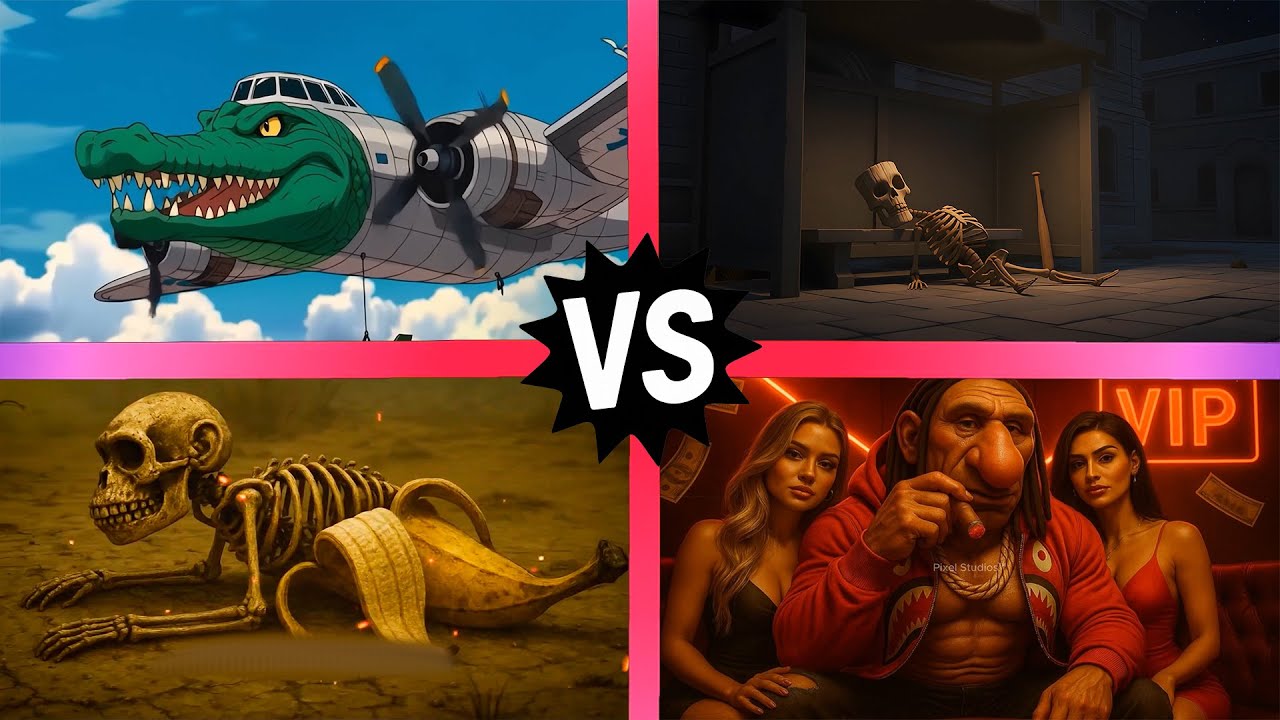 BRAINROT ANIME 🆚BRAINROT BANANAS 🆚 BRAINROT SKELETONS 🆚BRAINROT MAFIA || TILES HOP