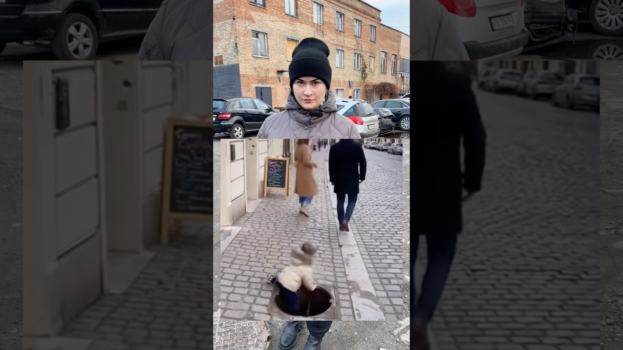 Ребенок провалился в люк