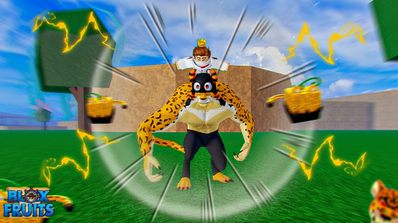 Liberei Todo PODER Da Fruta Da LEOPARD no BLOX FRUITS
