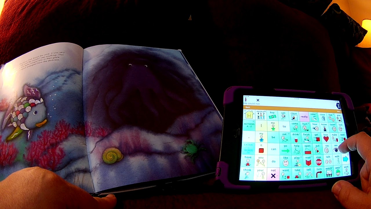 The Rainbow Fish - Read with AAC