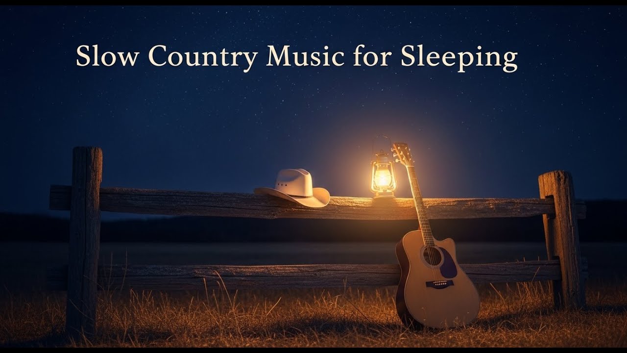Slow Country Music for Deep Sleep | Peaceful Night